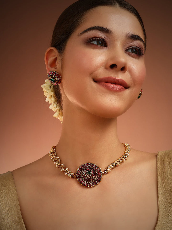 Chandni - Kemp Dollar Choker - N841