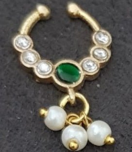 Chandra - Septum Ruby Nose Pin - SP4-NP072