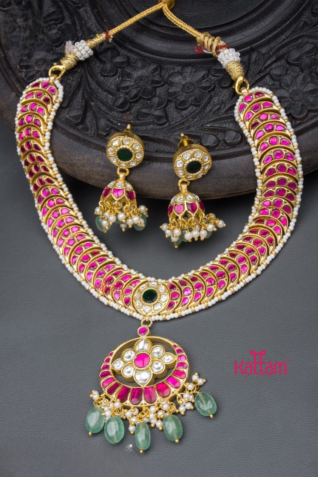 Chandrika - Kundan Jadau Choker Set - N3664