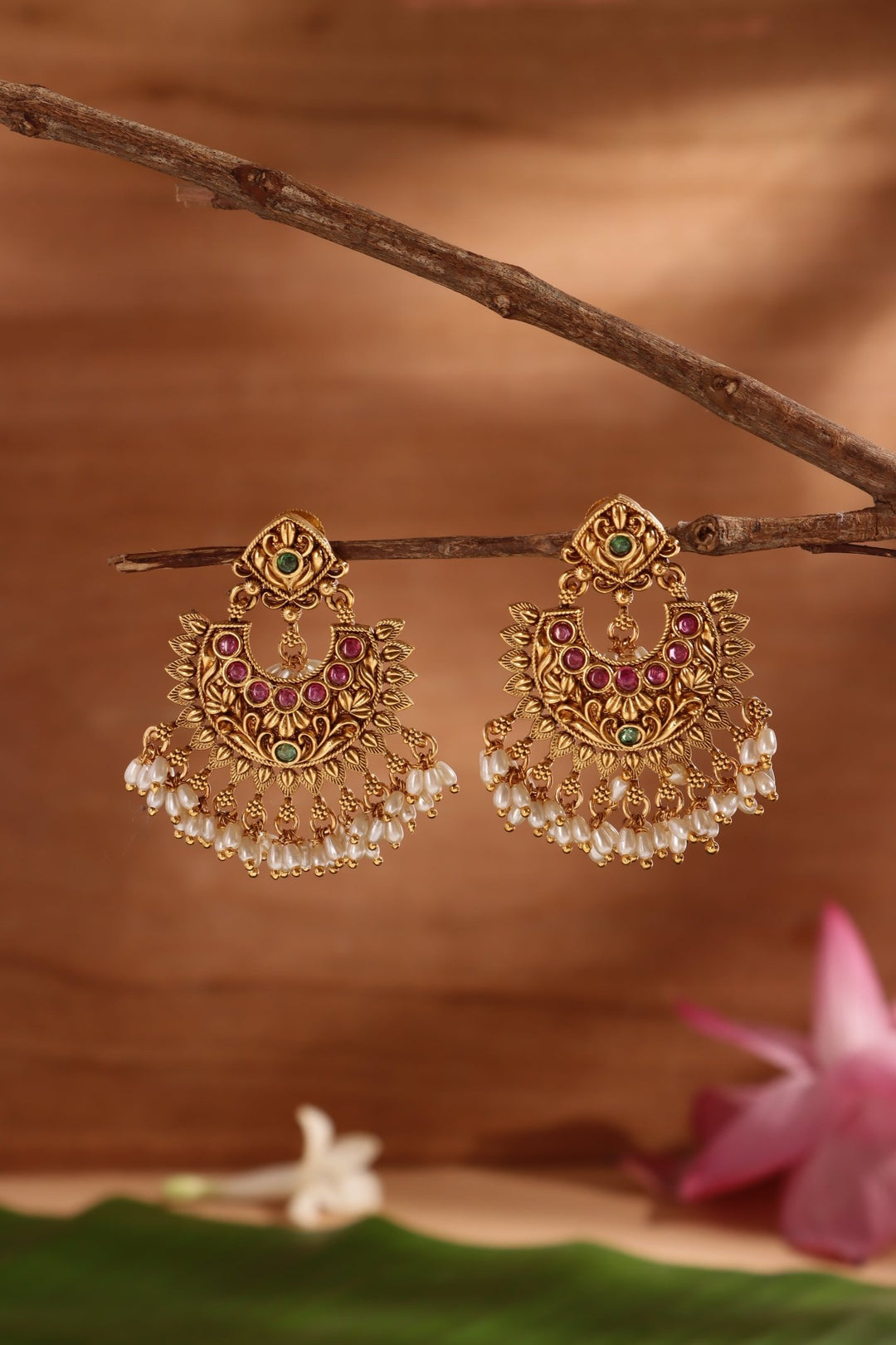 Chandrika Pearls Earring - E1498