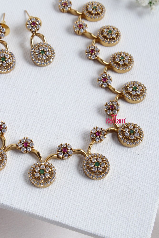 Classy AD Stone Choker - N2306