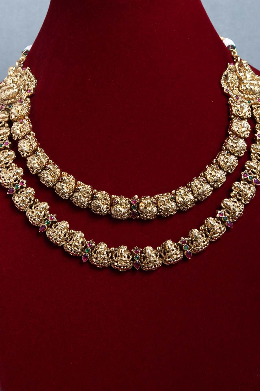 Classy Layered Gold Necklace - N1388