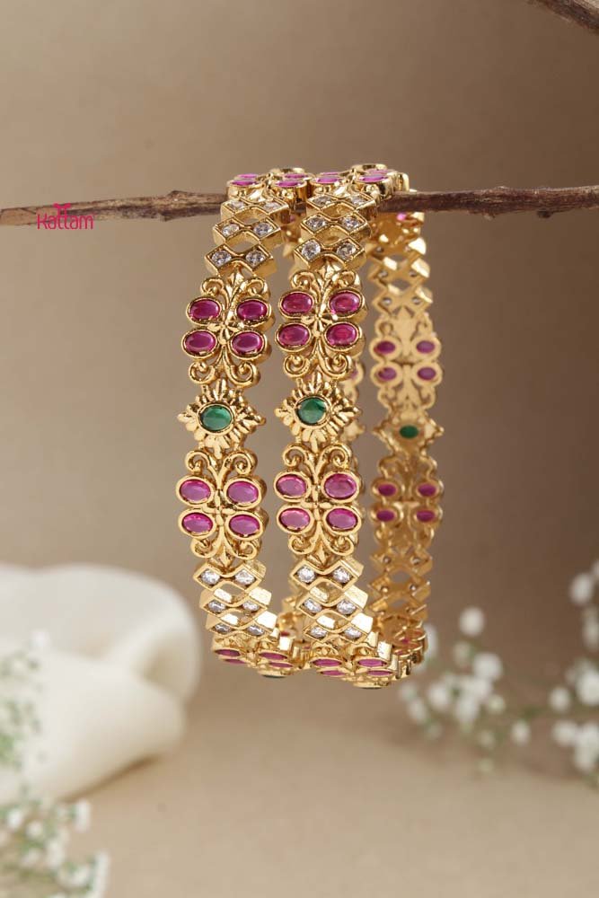 Designer Motif Bangle - B479- V4