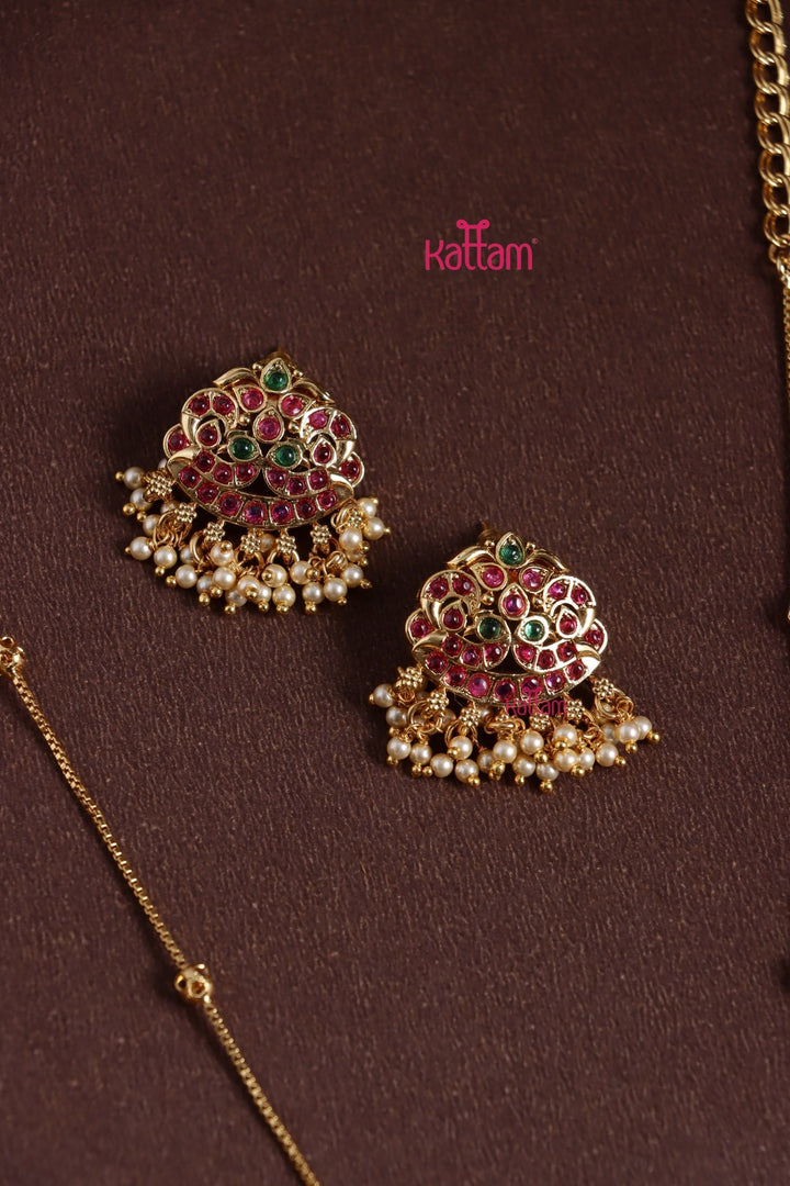 Designer Pendant Pearl Chain Set - N3796
