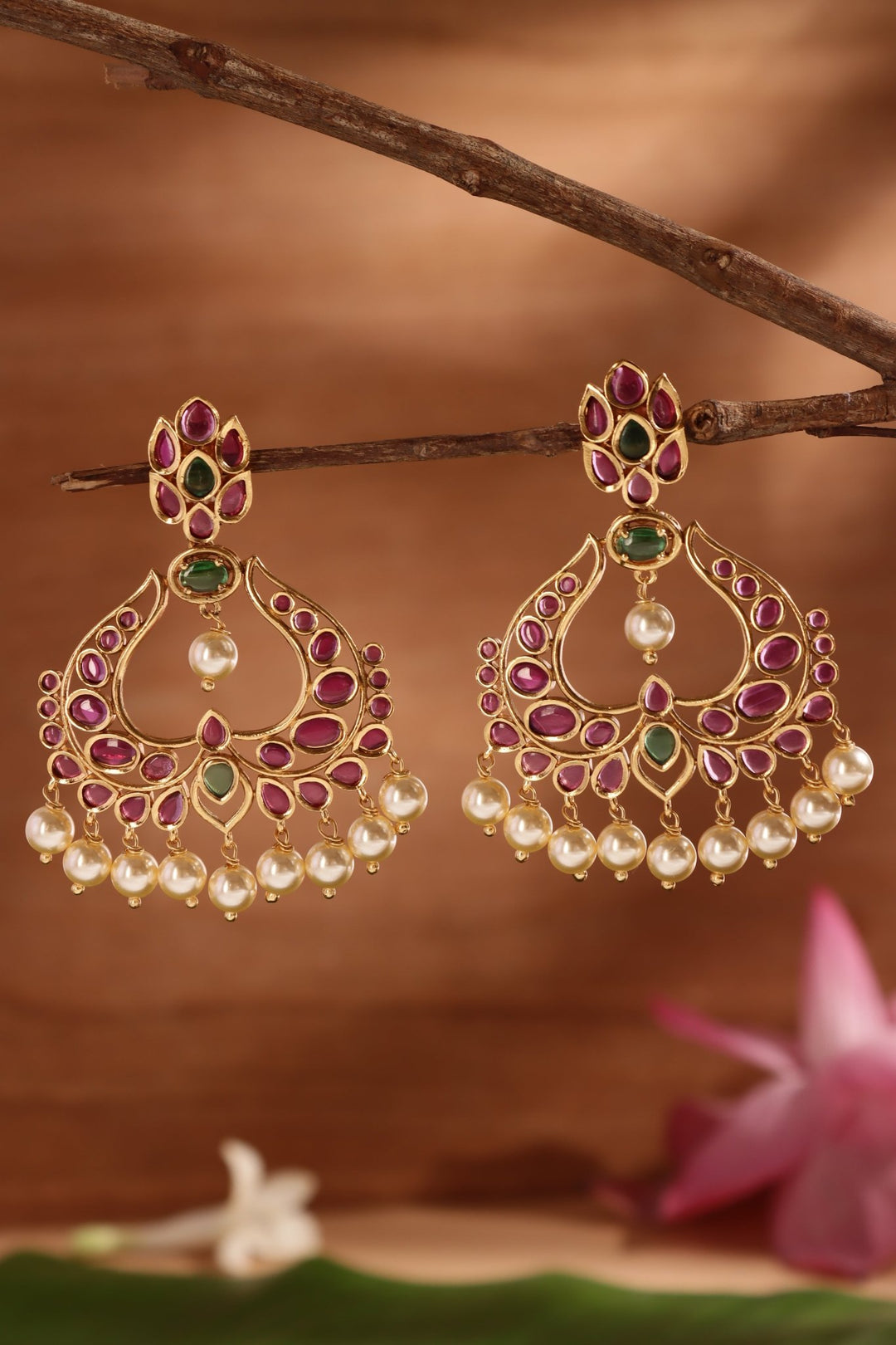 Dhanvi - Chandbali Earring - E1511