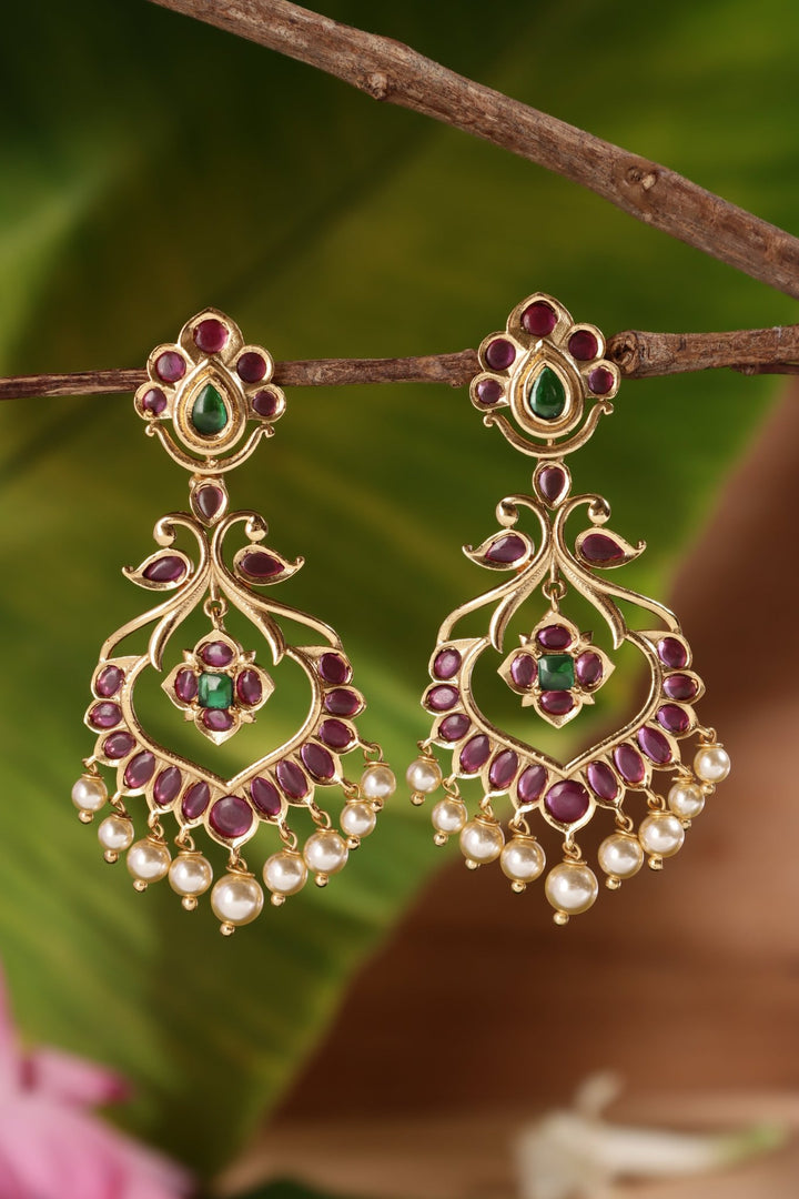 Dharsha - Peacock Earring - E1510