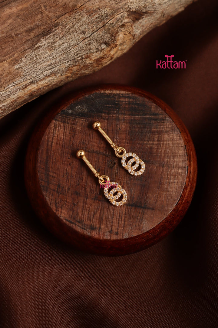 Double Circle Bugadi - White - E1382