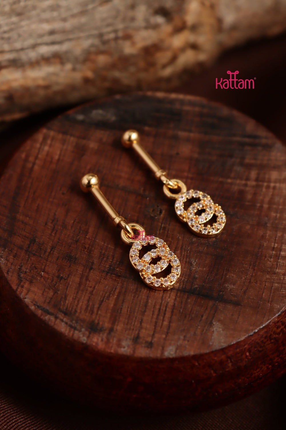 Double Circle Bugadi - White - E1382