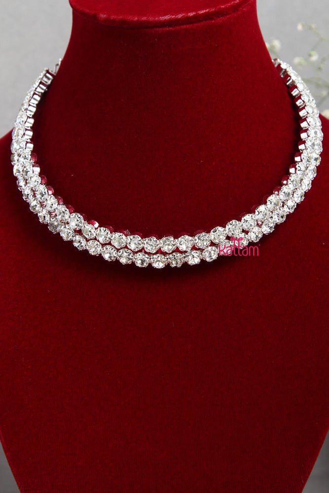 Double Line Fancy Choker - N1827