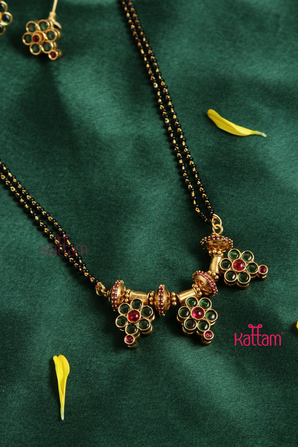 Double Side Dollar Mangalsutra ( Reversible) - n2984