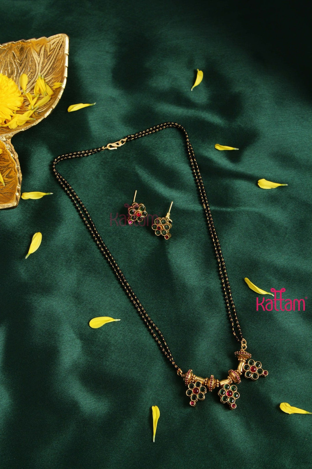 Double Side Dollar Mangalsutra ( Reversible) - n2984