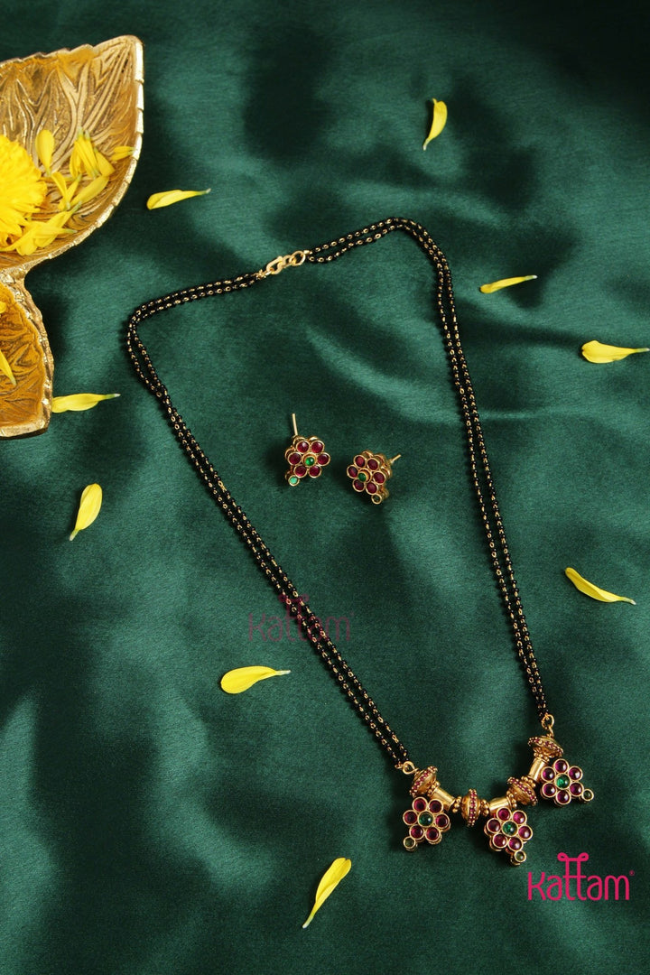 Double Side Dollar Mangalsutra ( Reversible) - N2984