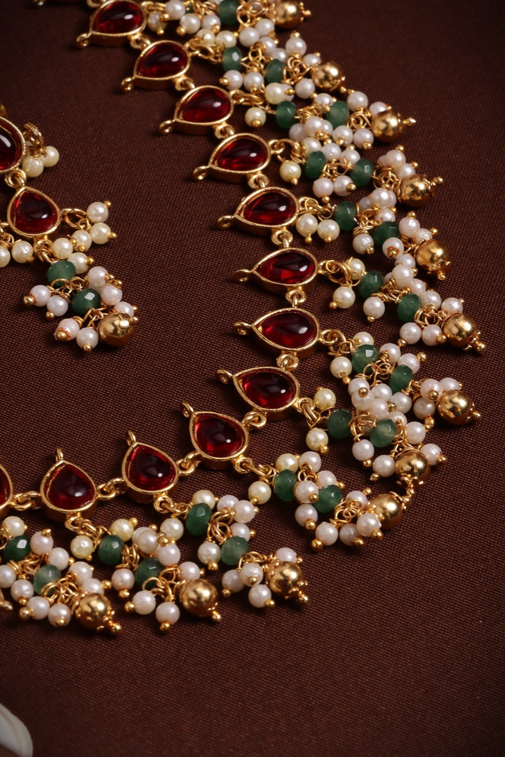 Drop Pearls Choker - N4142