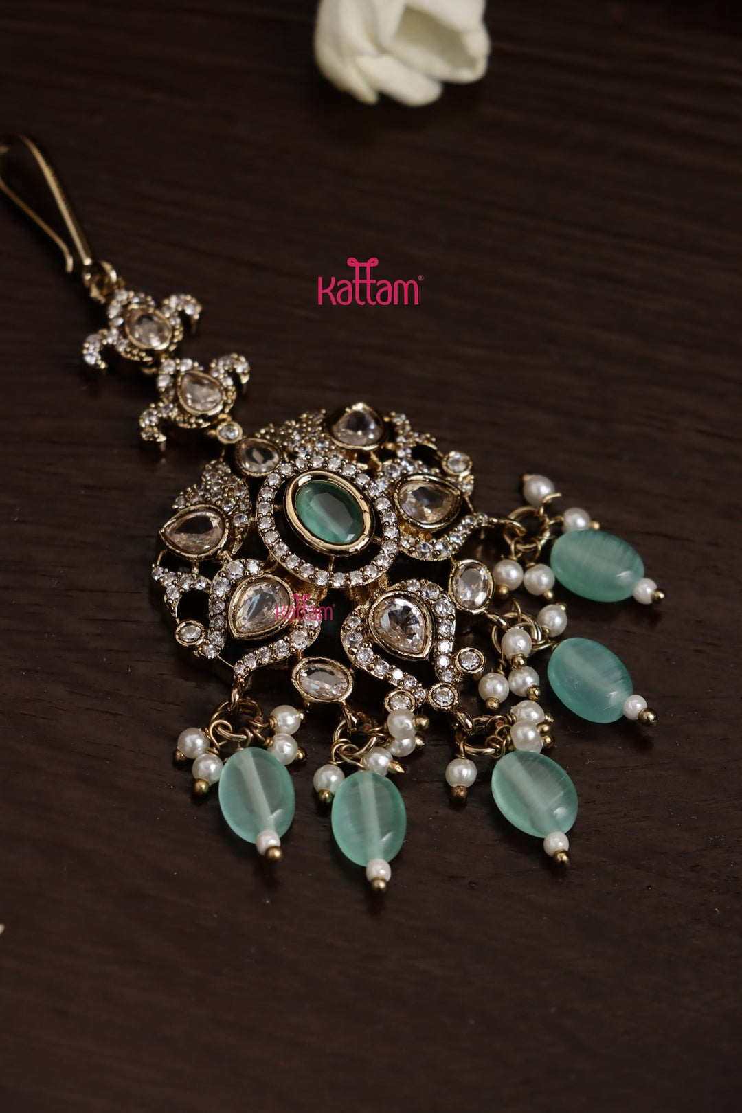 Edora - Victorian Pastelgreen Maangtikka - MT182