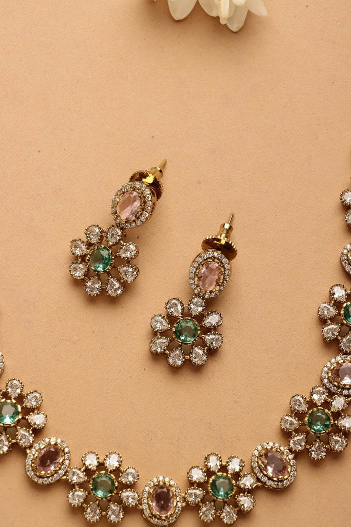 Edwina - Floral Victorian Choker - N6176