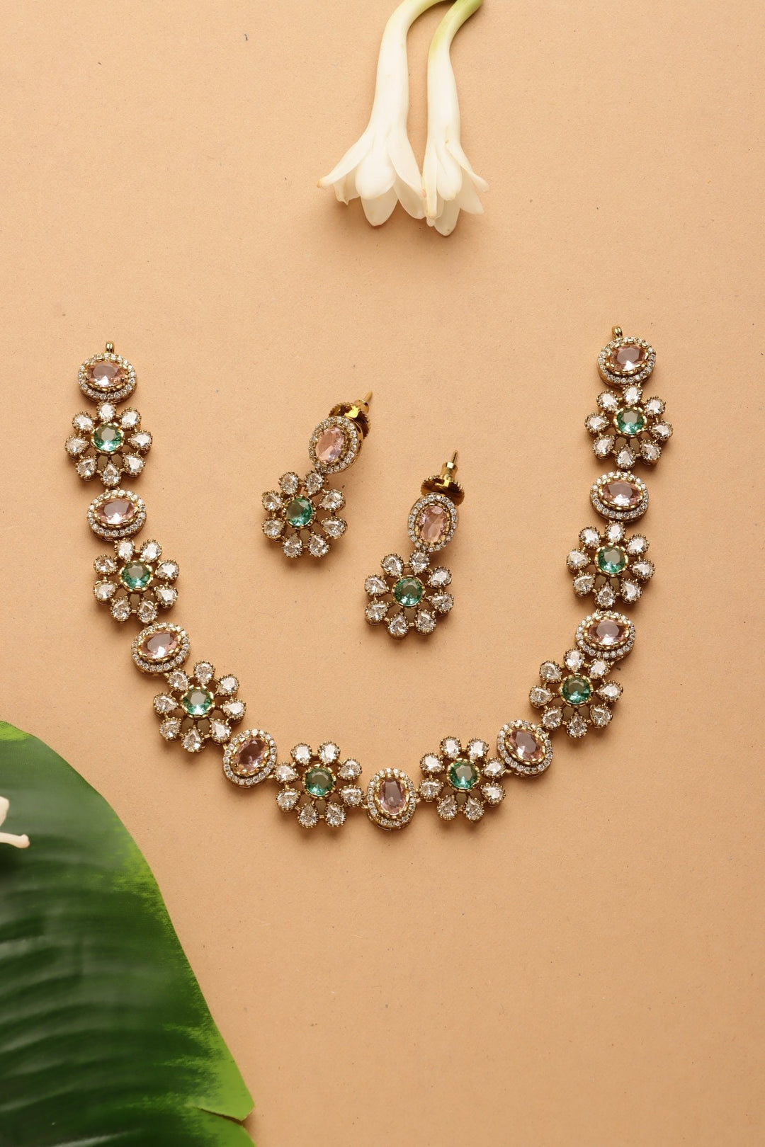 Edwina - Floral Victorian Choker - N6176