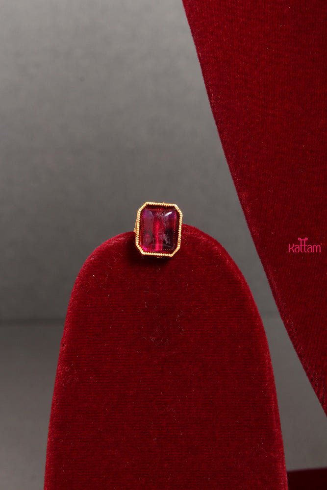 Elegant Ruby Stone Choker - N1438