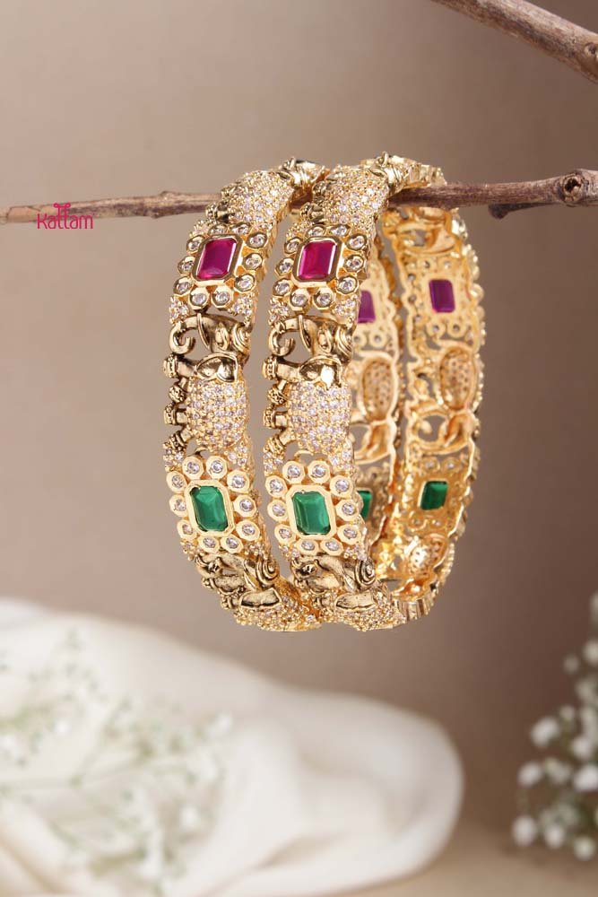 Elelphant Stone Bangle - B457 - V4
