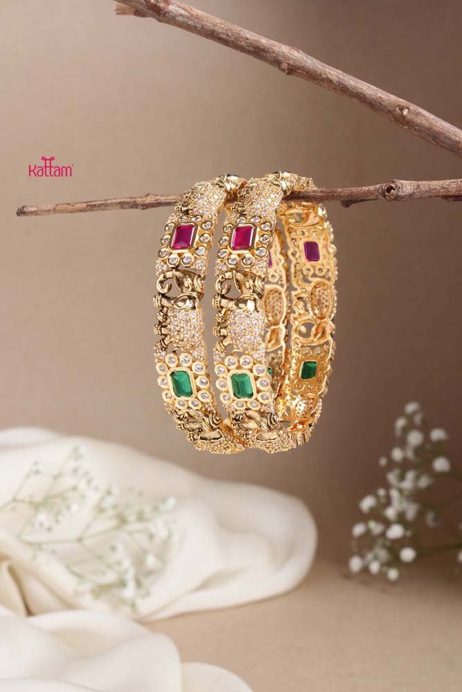 Elelphant Stone Bangle - B457 - V4