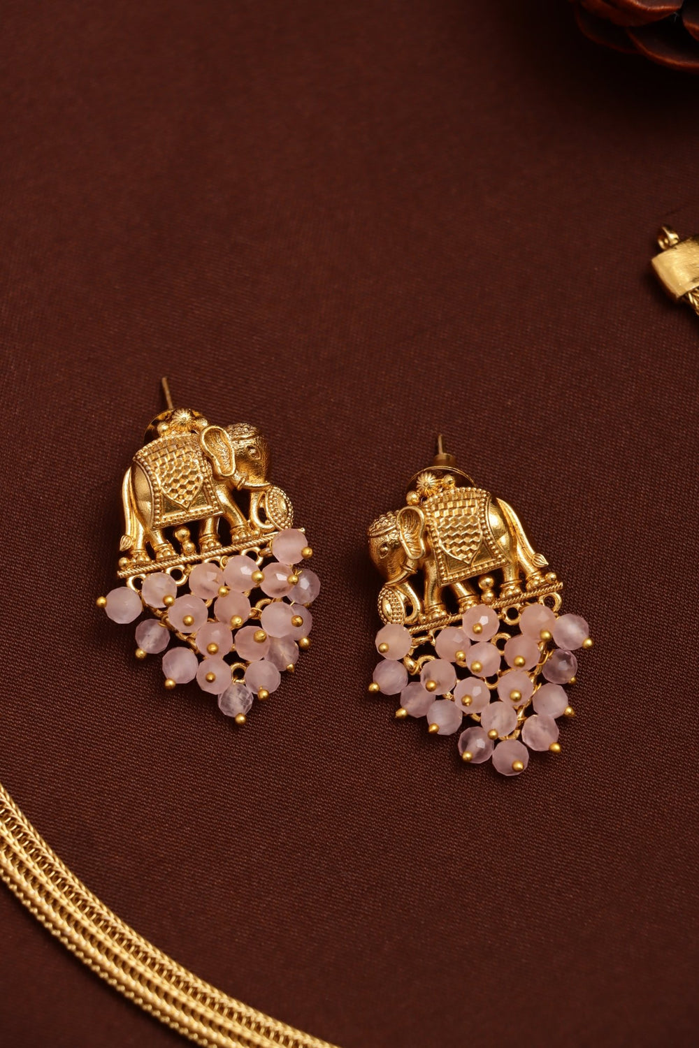Elephant Attigai - Pastel Pink - N3714