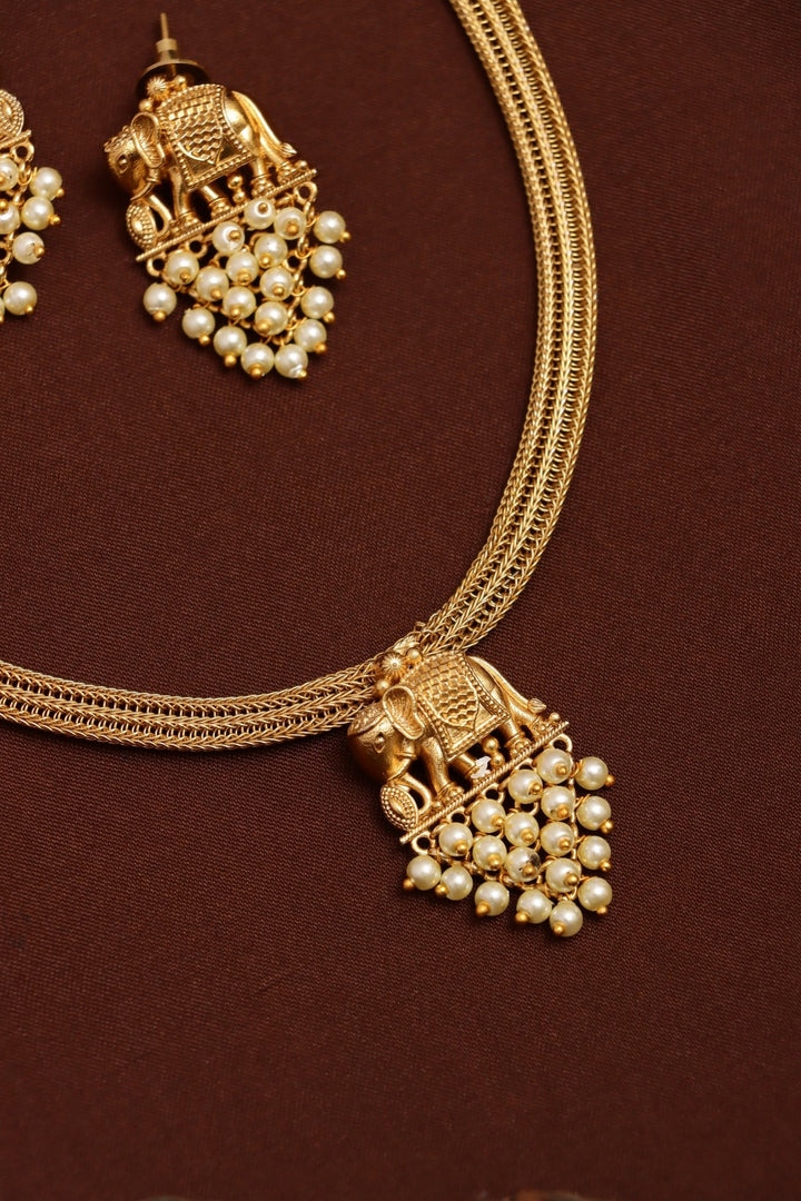 Elephant Attigai - Pearl - N3716