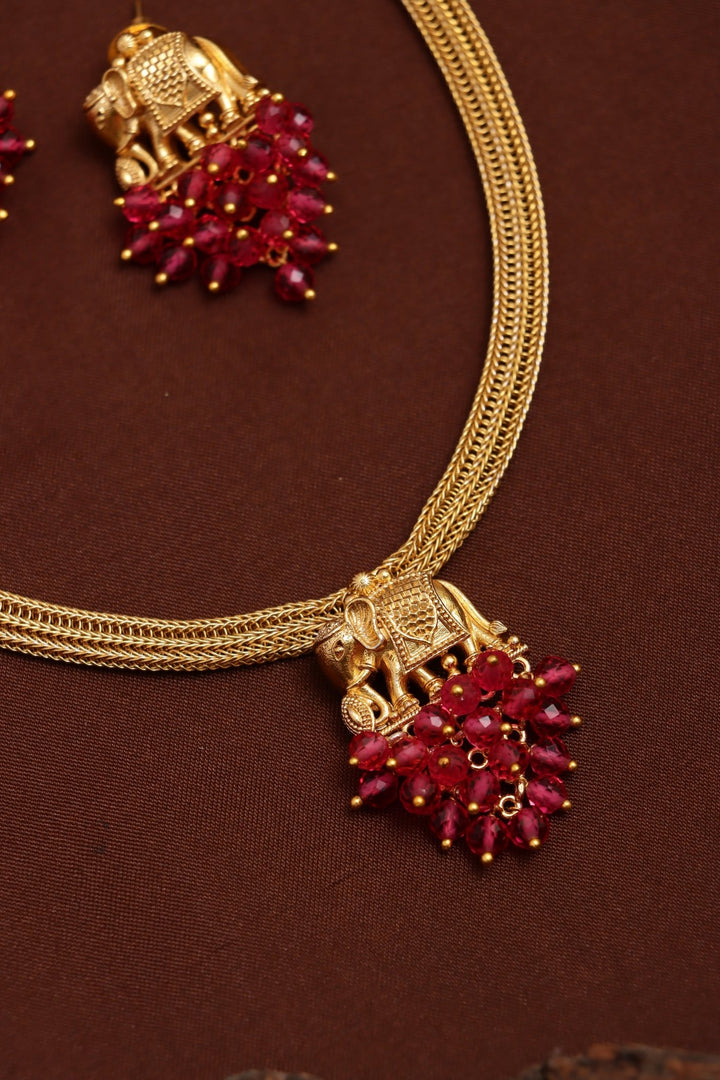 Elephant Attigai - Ruby - N3715
