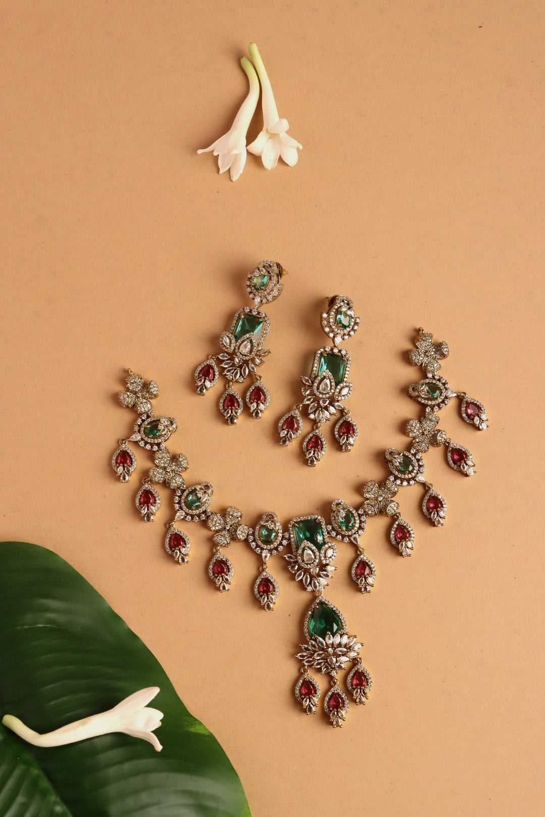 Elsa - Victorian Flower Necklace - N6177