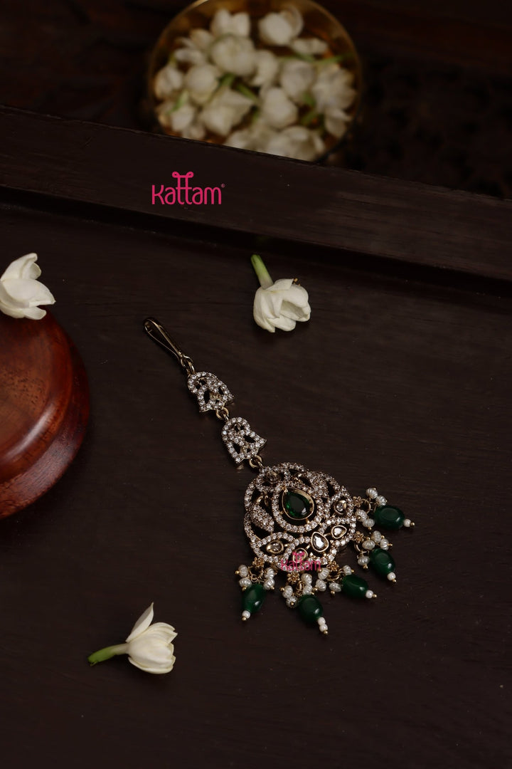 Envi - Victorian Green Maangtikka - MT167