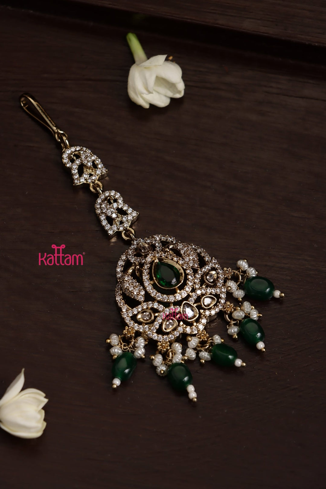 Envi - Victorian Green Maangtikka - MT167