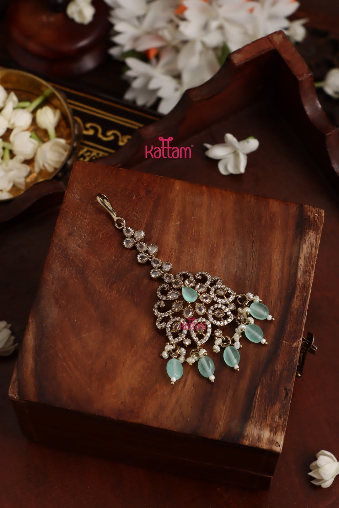 Eshva - Victorian Pastelgreen Maangtikka - MT188