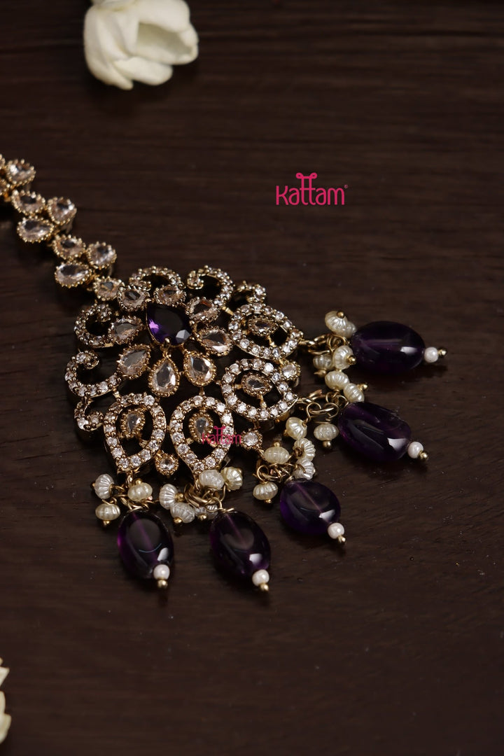 Eshva - Victorian Purple Maangtikka - MT186