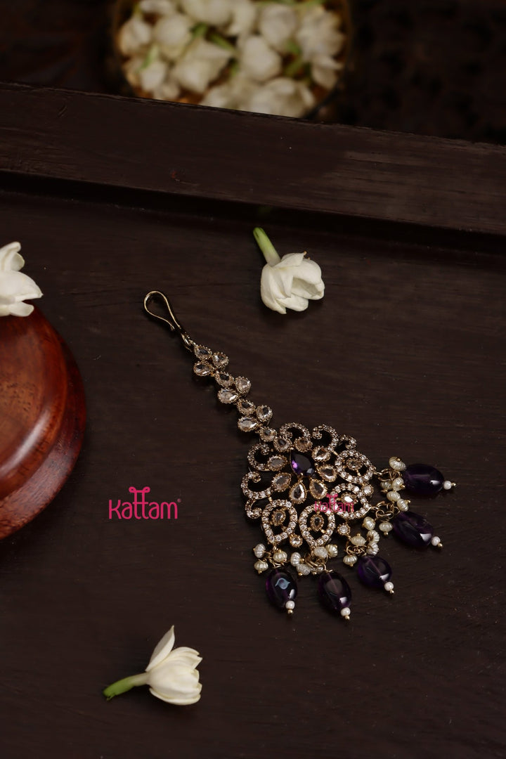 Eshva - Victorian Purple Maangtikka - MT186