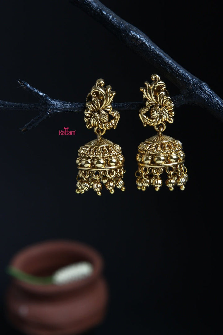 Ethnic Gold Jhumka - E151