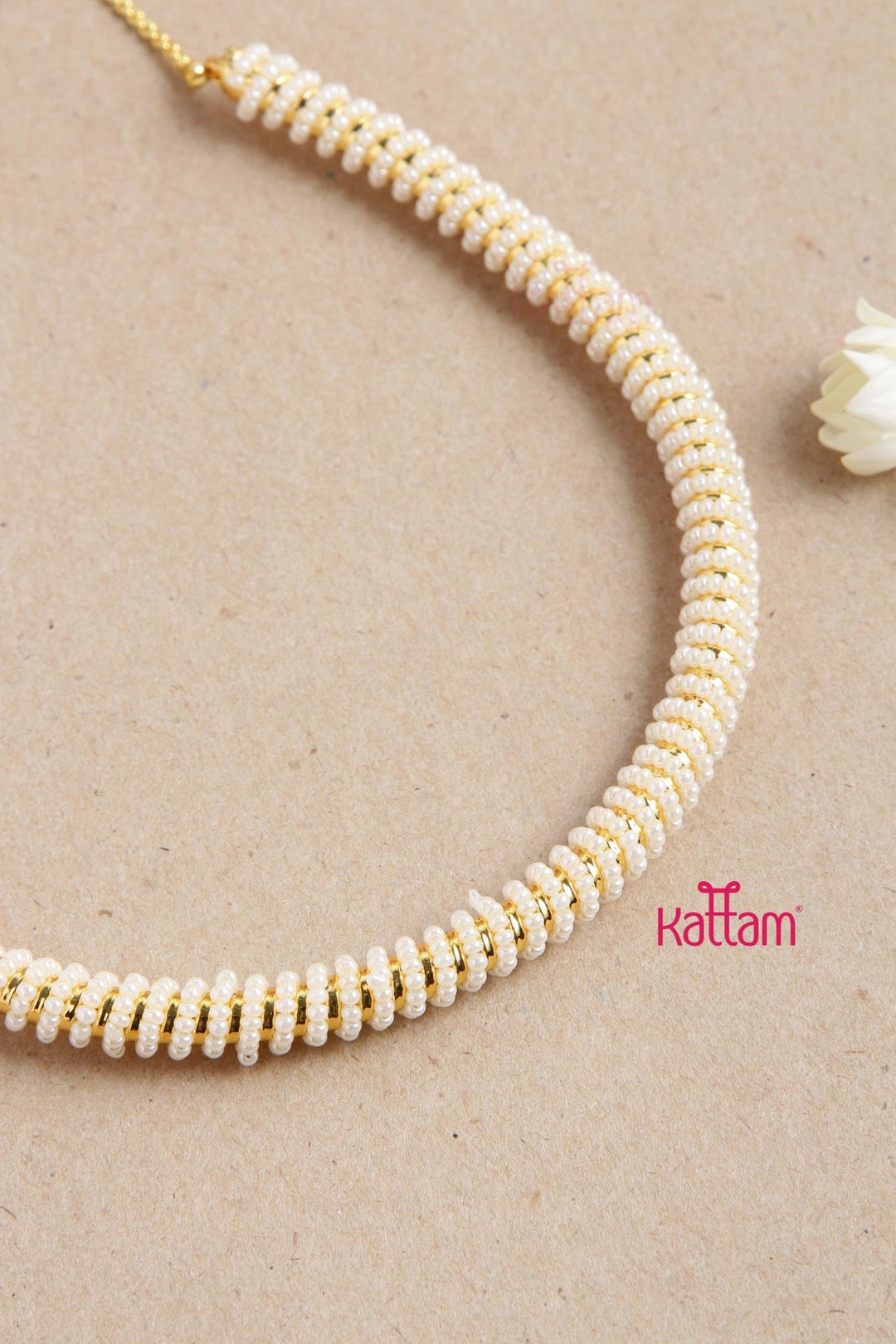 Fancy Pearl Hasli Choker - N2768