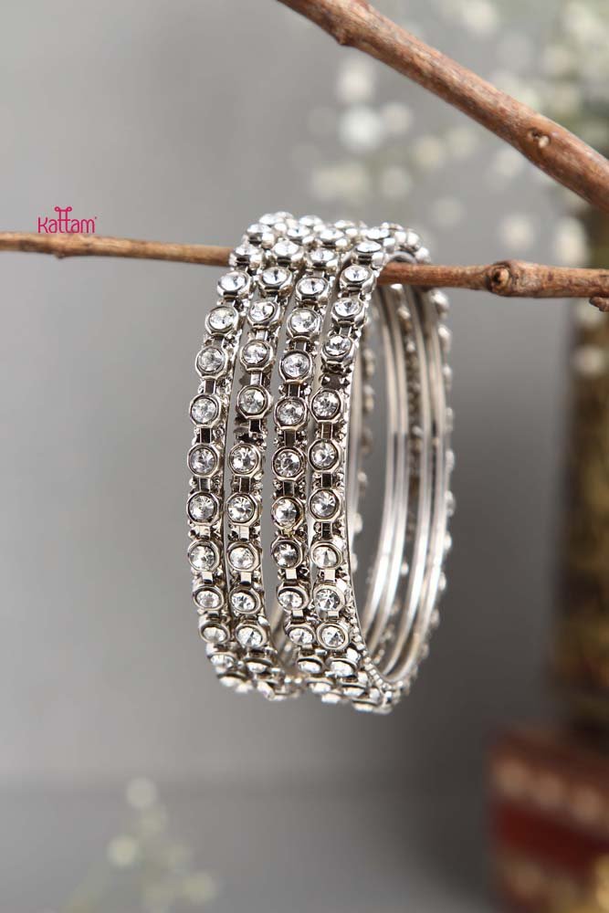 Fancy Stone Bangle - B387 - V12