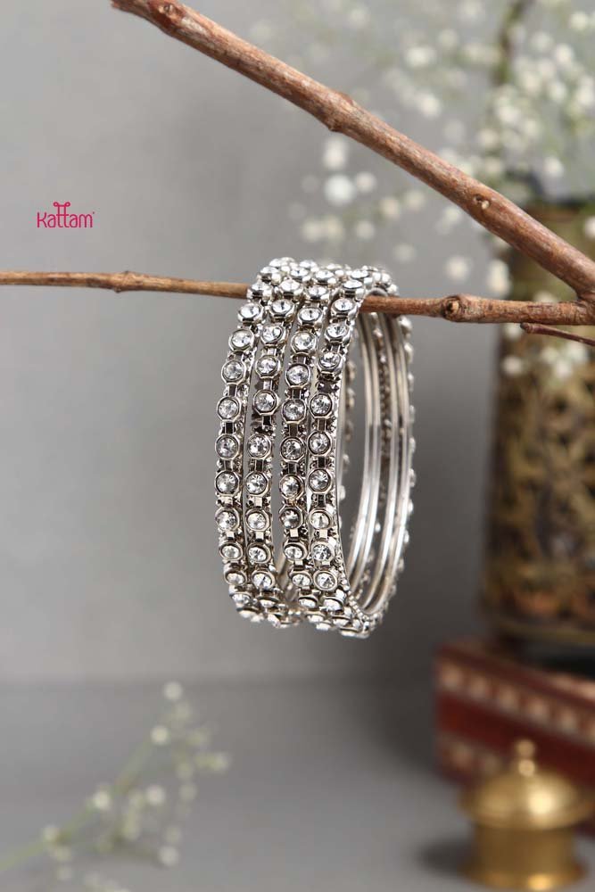 Fancy Stone Bangle - B387 - V12