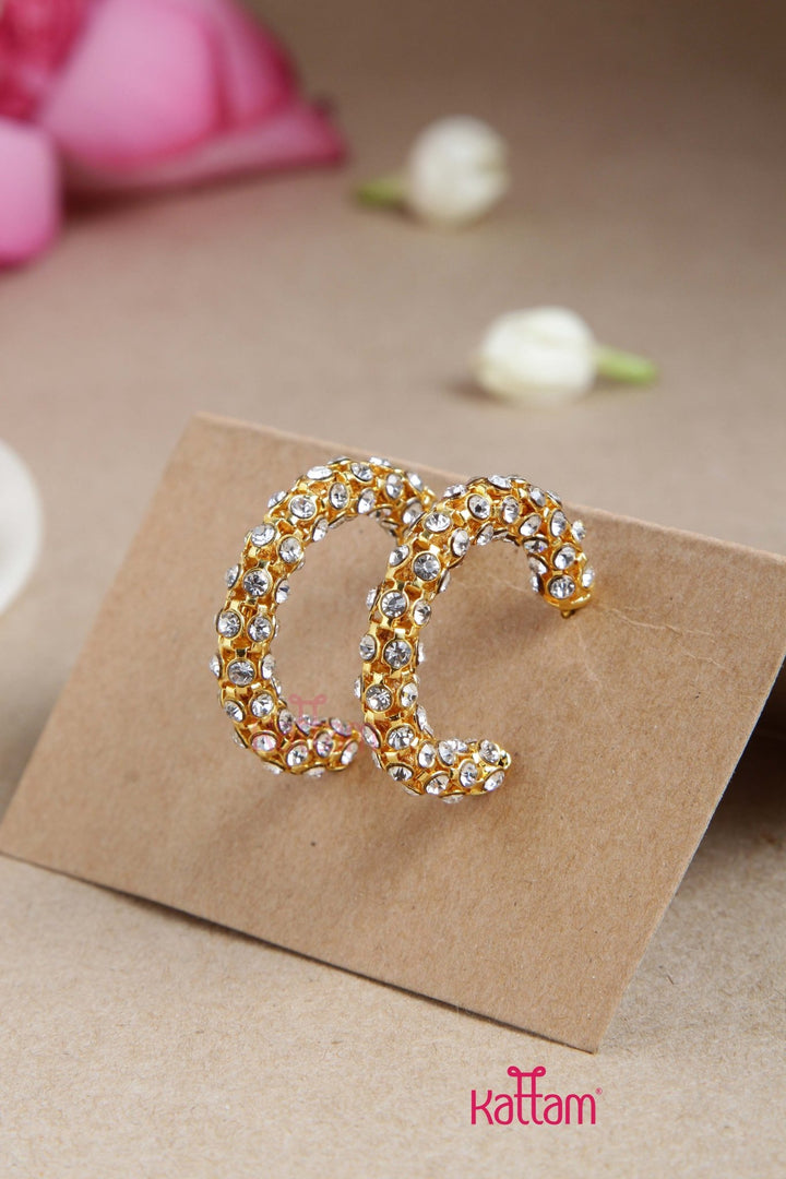 Fancy Stone Drop Earring - E783