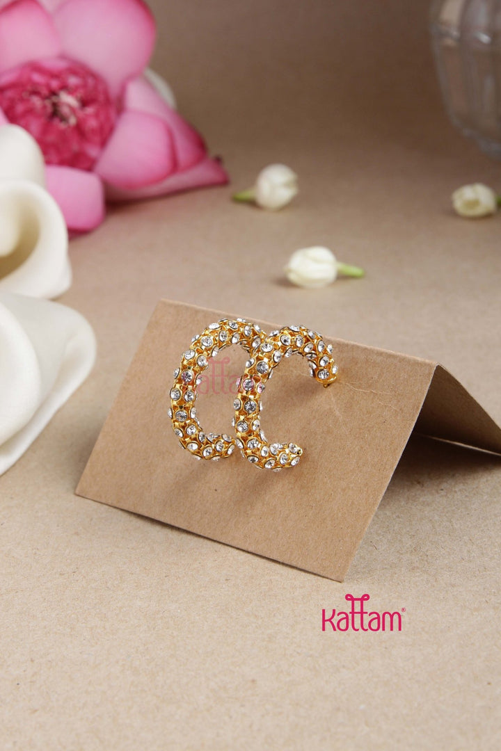 Fancy Stone Drop Earring - E783