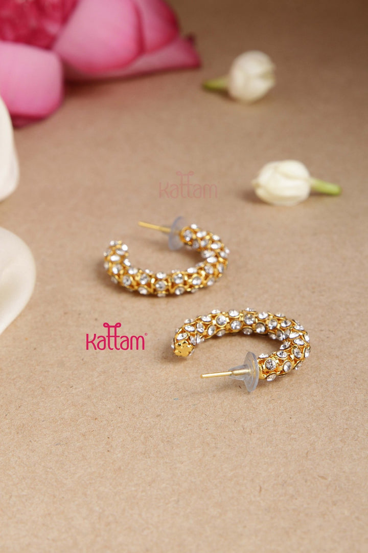 Fancy Stone Drop Earring - E783