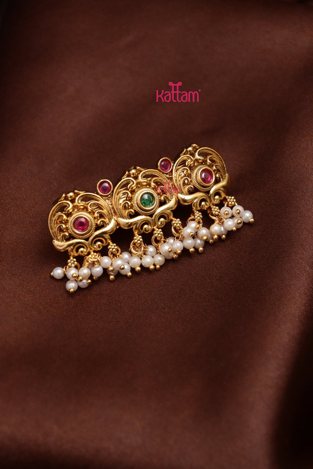 Flourish Pattern Hair Clip - HC138