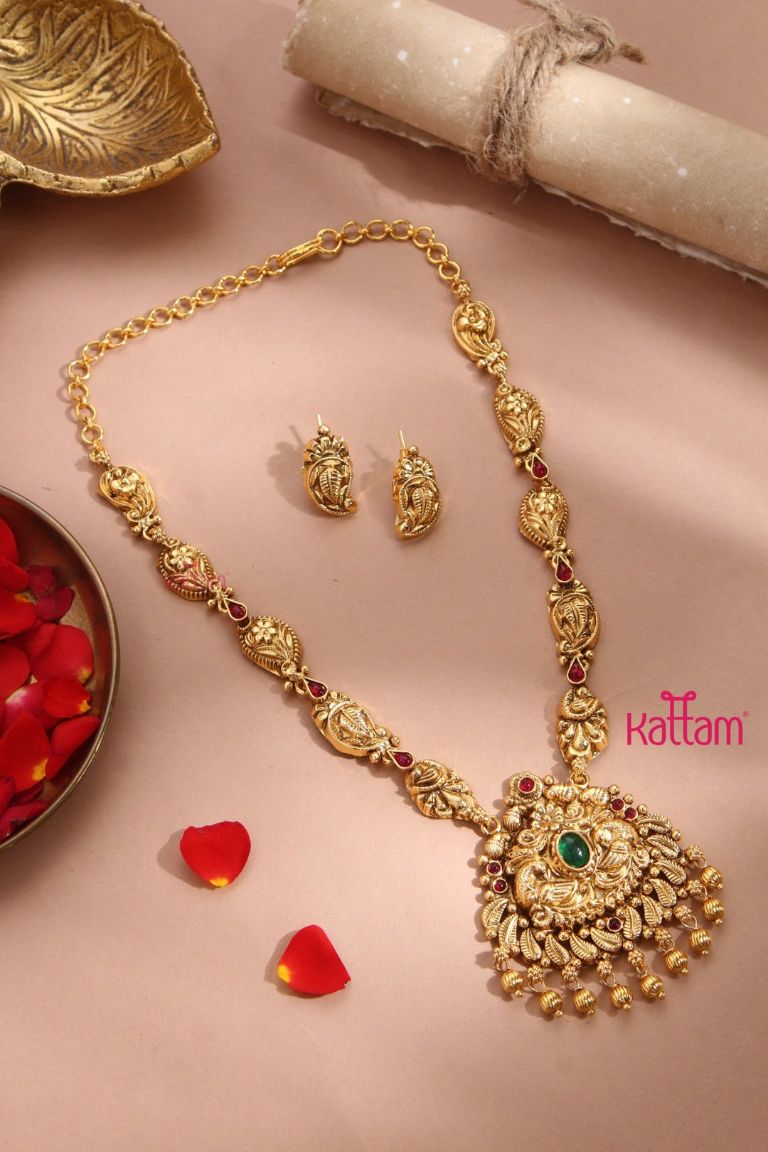 Flourish Peacock Necklace - N3304