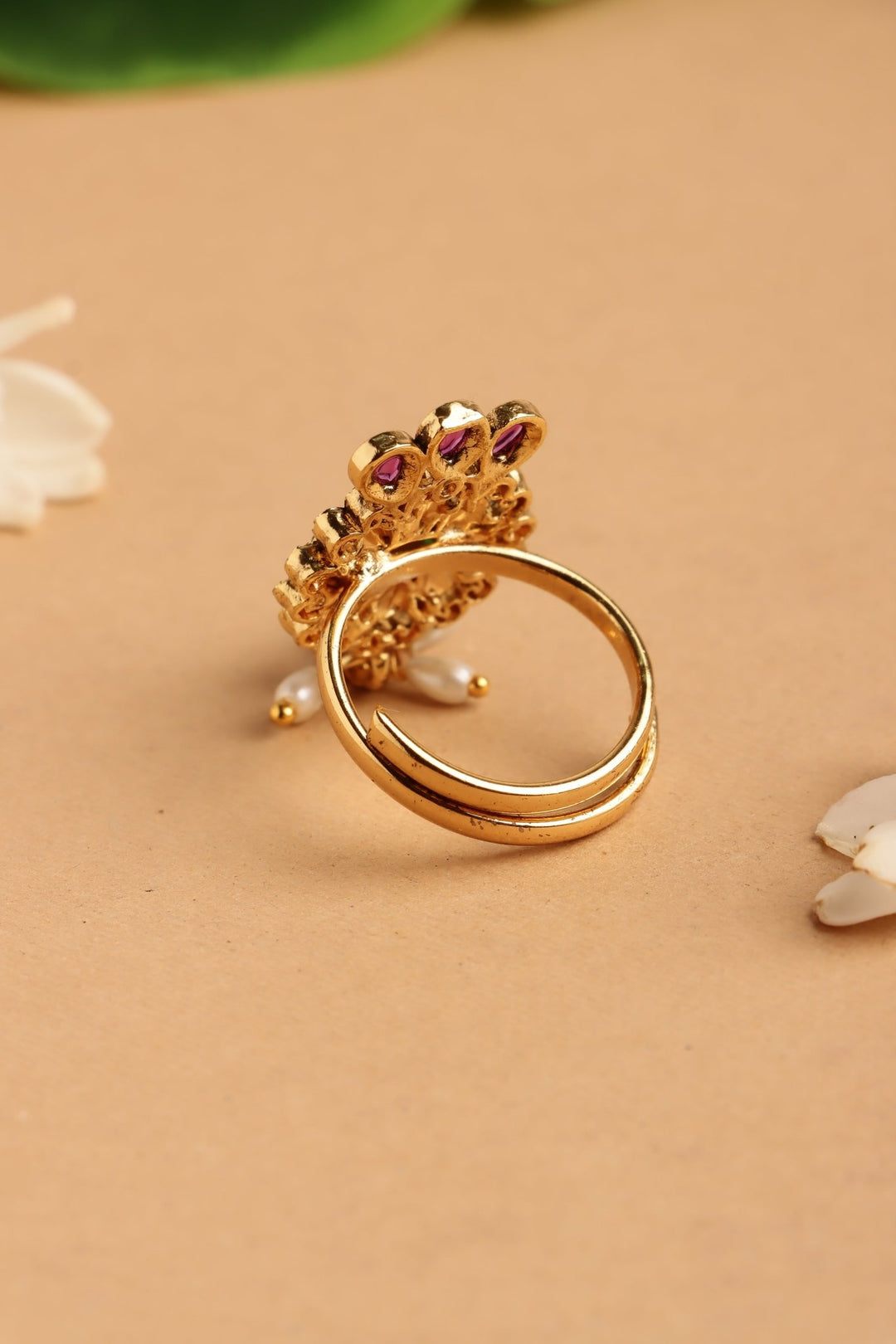 Flower Pearls Ring - R78