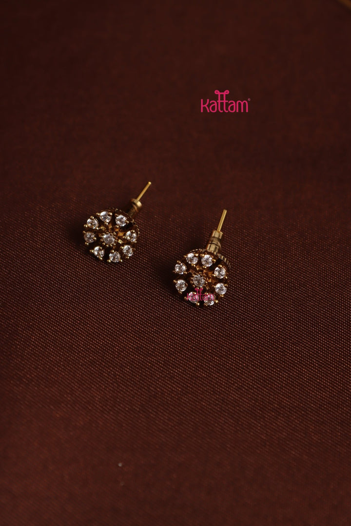 Flower Stone Invisible Choker - N3956