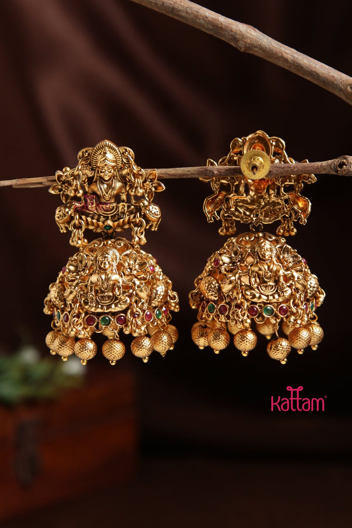 Gajalakshmi Mattegold Jhumka - E934