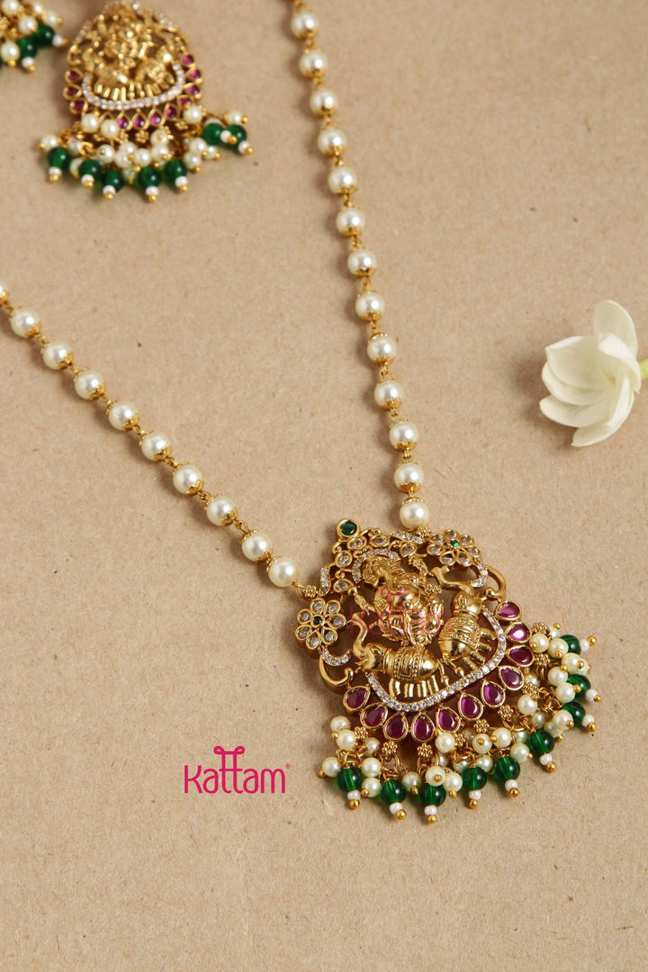 Ganesha Pearl Chain Set - N3023