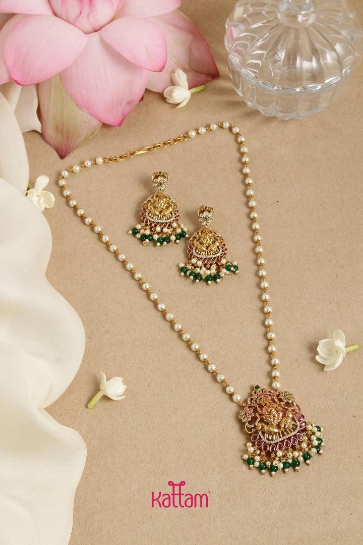 Ganesha Pearl Chain Set - N3023