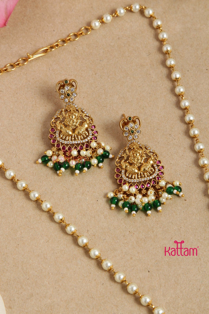 Ganesha Pearl Chain Set - N3023