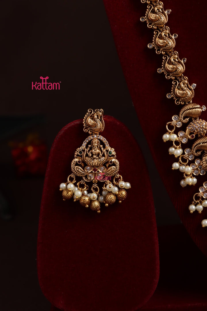 Ganga - Goddess Peacock Pearl Haram - N3872