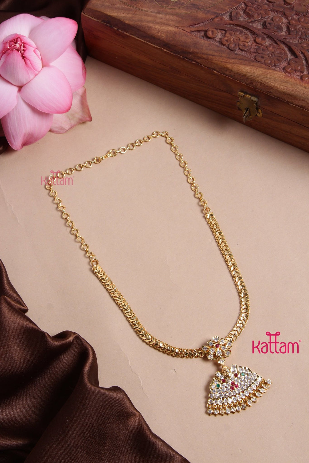 Gati Goldtone Goddess Attigai - N3172
