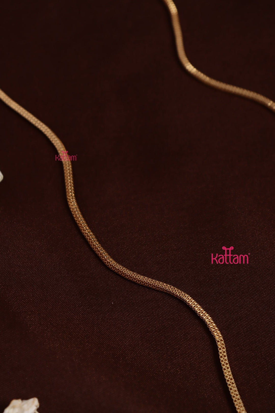 Gati Lotus Round Dollar Goldtone Chain - Multistone (No Earrings) - N3933